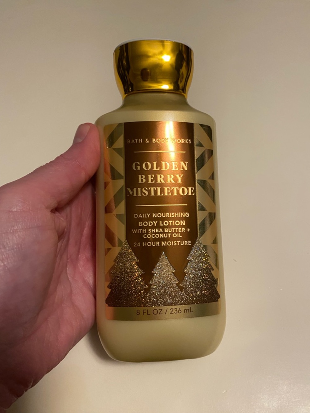 Bath and body works golden mistletoe berry lotion